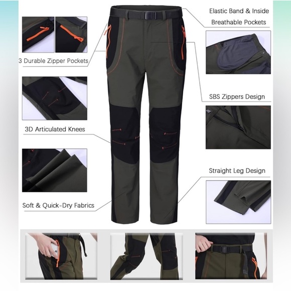 Men’s Outdoor Sports 2XL waterproof pants - Picture 5 of 6